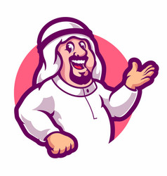 Middle East Man Cartoon Character