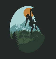 Rock Climbing Graphic Design