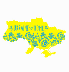 Ukraine Map Is My Home