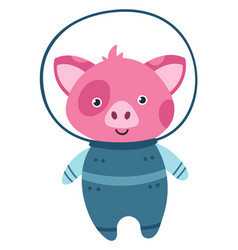 Baby Pig In Spaceman Suit Cute Astronaut