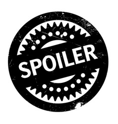 Spoiler Rubber Stamp