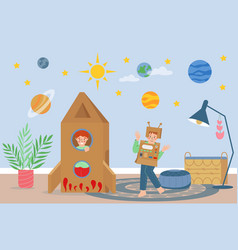 Kids Cardboard Poster