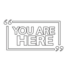 You Are Here Icon