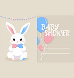 Baby Shower Or Gender Party Card Invitation