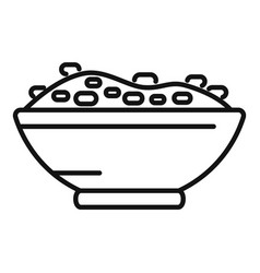 Line Art Of A Bowl Of Soup