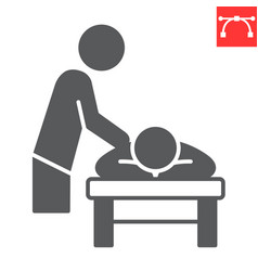 Massage Glyph Icon