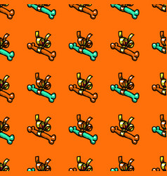 Dog Bone Present Seamless Pattern