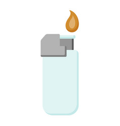 Isolated Simple Flat Lighter Icon