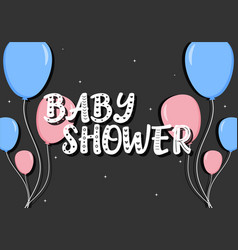 Baby Shower Or Gender Party Card Invitation