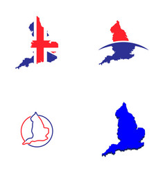 English Country Map Logo Design