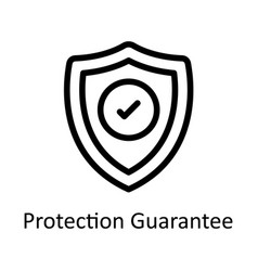 Protection Guarantee Outline Icons Simple