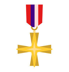 Golden Cross Medal Icon