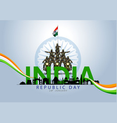 Happy Republic Day India26th January Background