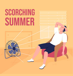 Hot Weather Social Media Post Mockup