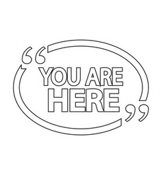 You Are Here Icon