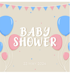 Baby Shower Or Gender Party Card Invitation