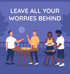 Barbecue With Friends Social Media Post Mockup