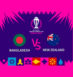 World Cup Bangladesh Vs New Zealand Match 2023 Bac