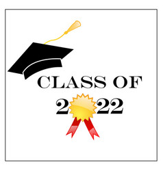 Class Of 2022 Graduation Banner With Cap