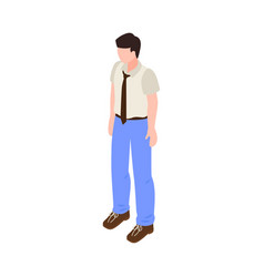 Isometric Office Worker