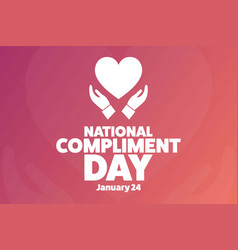 National Compliment Day January 24 Holiday