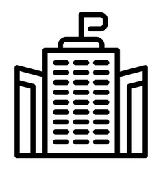 University Building Icon Outline Class