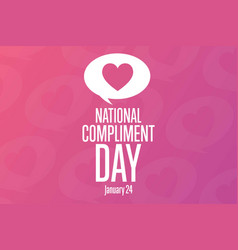 National Compliment Day January 24 Holiday