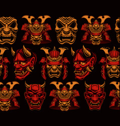 Samurai Seamless Pattern