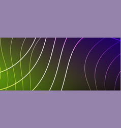 A Purple And Green Background With White Lines On