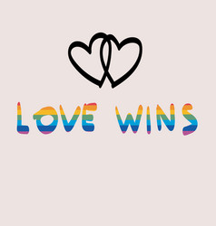 Love Wins Of The Pride Parade