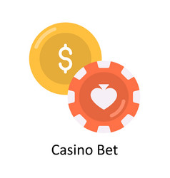 Casino Bet Flat Icon Design F