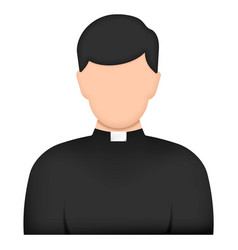 Catholic Priest Realistic Icon