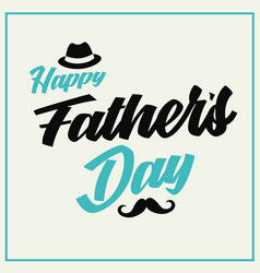 Fathers Day Poster With Inscription Cap