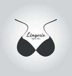 Lingerie Bra Logo Design Template For Women