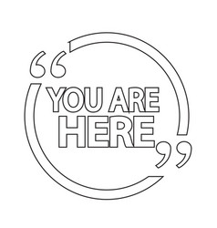 You Are Here Icon