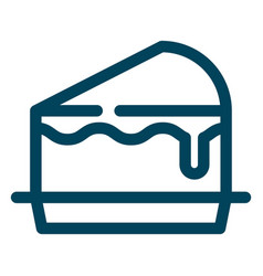 Cake Slice Stroke Icon