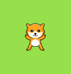 Cute Baby Fox Template Logo Design