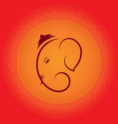 God Ganpati Design For Indian Festival Ganpati