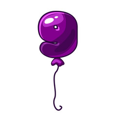 Cartoon Balloon Number 9 Font Kids Numbers Figure