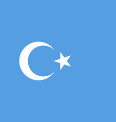 Simple Flag Of East Turkestan