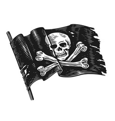 Pirate Flag With Skull And Crossbones Jolly Roger