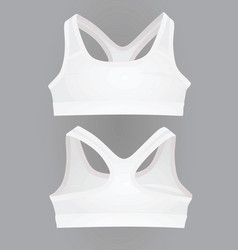 Women White Sport Bra