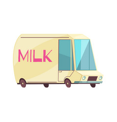 Cartoon Milk Truck