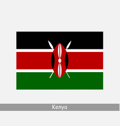 Kenya Kenyan National Country Flag Banner Icon