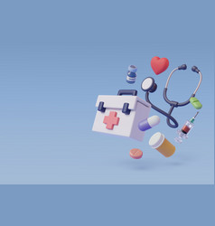 Medical Equipment 3d Cartoon Style