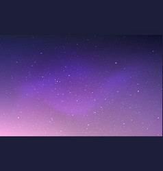 Violet Space Background Glowing Milky Way Starry