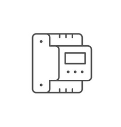 Voltage Relay Line Outline Icon