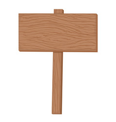 Wooden Banner Or Sign Post Board