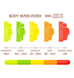 Bmi Concept Body Shapes From Underweight