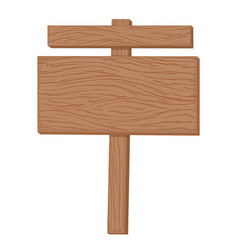 Wooden Banner Or Sign Post Board